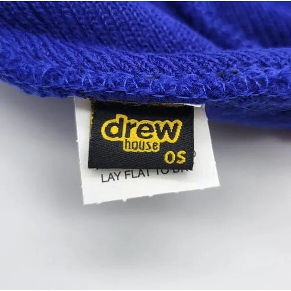 Drew Blue Gold Script Beanie - Picture 2 of 3